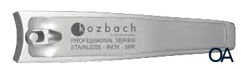Kozbach Pharma 50R Nagelknipser konkave Schneide, rostfrei, 6cm