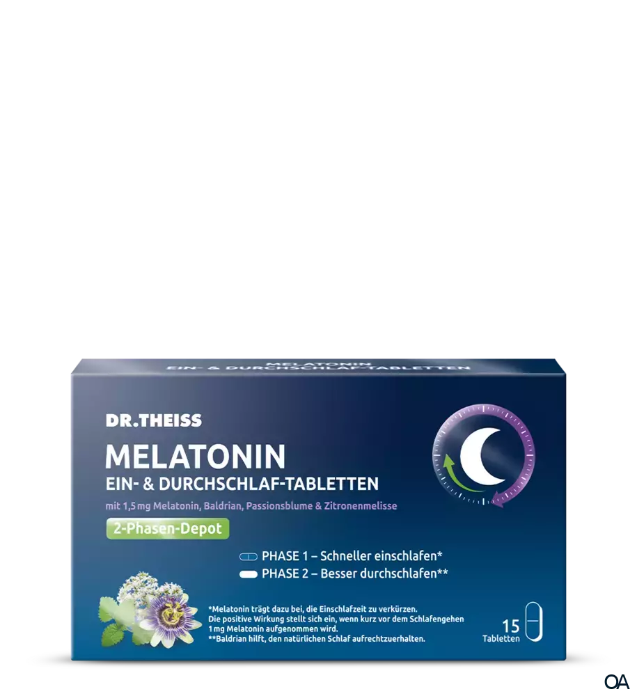 DR. THEISS Melatonin Ein- & Durchschlaf-Tabletten DR. THEISS Melatonin Ein- & Durchschlaf-Tabletten