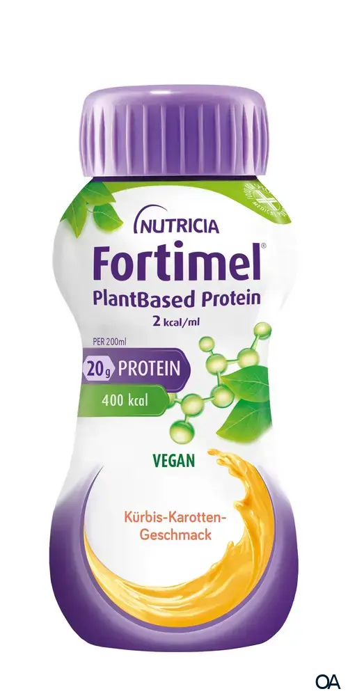 Nutricia Fortimel PlantBased Protein 2 kcal Kürbis-Karotte 200 ml