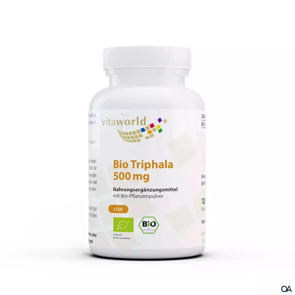 Vitaworld Bio Triphala 500 mg Kapseln Vitaworld Bio Triphala 500 mg Kapseln