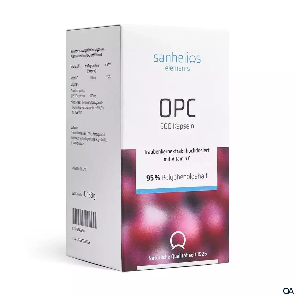 Sanhelios® OPC Traubenkernextrakt 600mg Kapseln