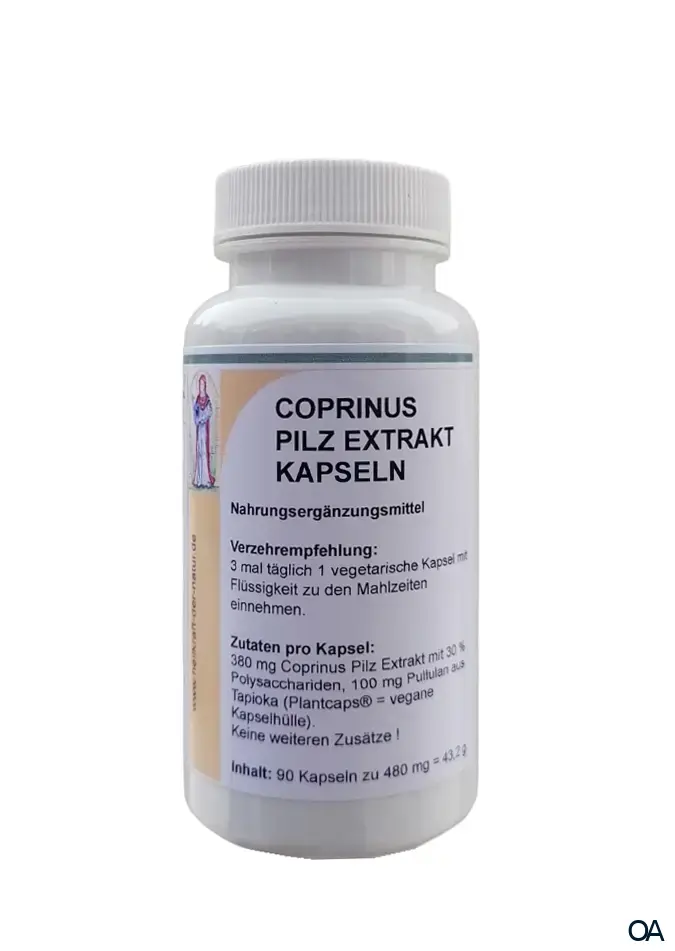 Reinhildis Apotheke Coprinus Pilz Extrakt 380 mg Kapseln