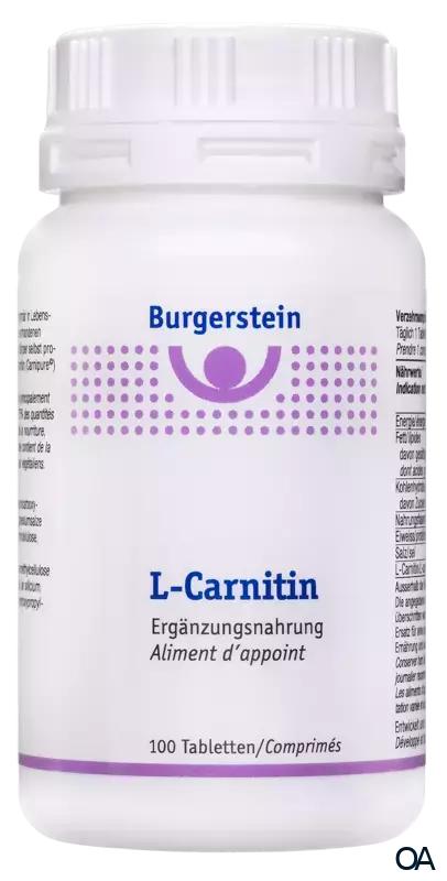 Burgerstein L-Carnitin 600 mg Tabletten Burgerstein L-Carnitin 600 mg Tabletten