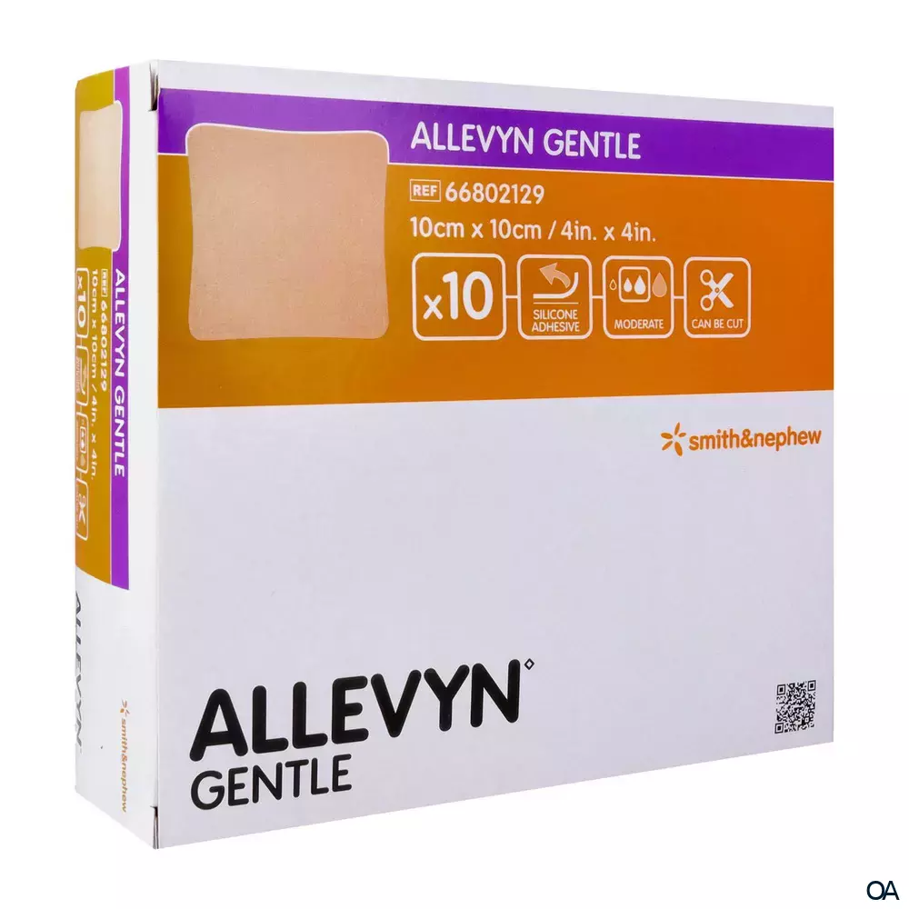 ALLEVYN GENTLE Schaumverband 10 x 10 cm