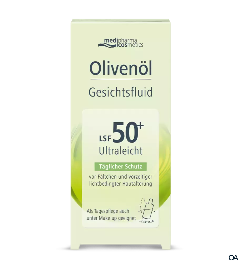 medipharma cosmetics Olivenöl Gesichtsfluid LSF50+ Ultraleicht