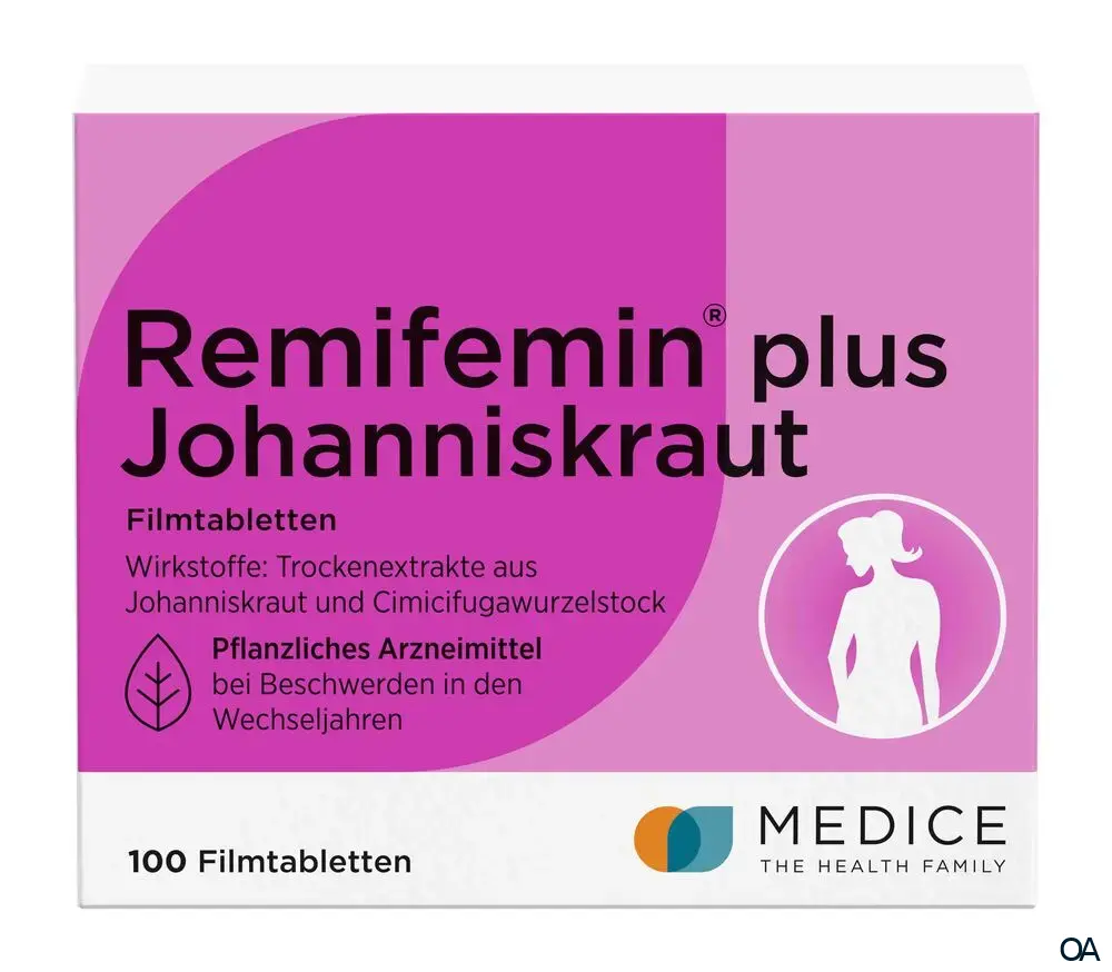 remifemin® plus Johanniskraut Filmtabletten remifemin® plus Johanniskraut Filmtabletten