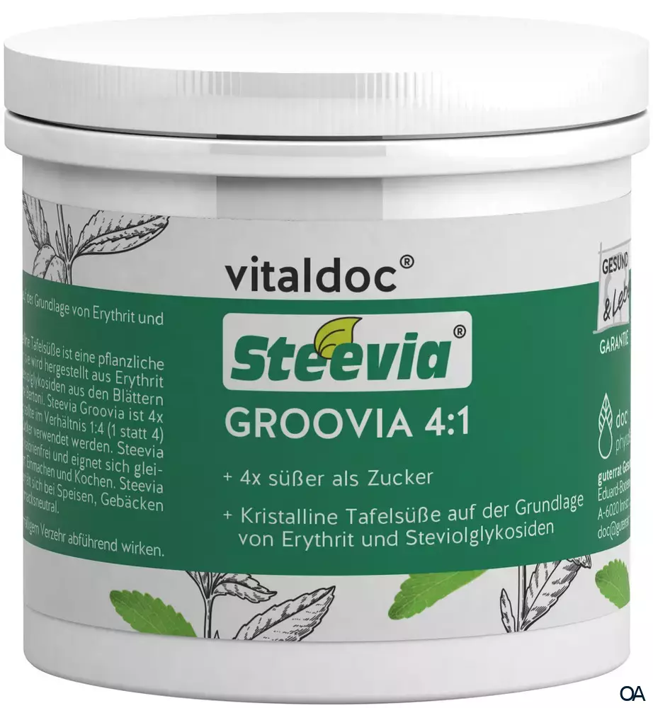 vitaldoc® Steevia® GROOVIA 4:1 Pulver vitaldoc® Steevia® GROOVIA 4:1 Pulver