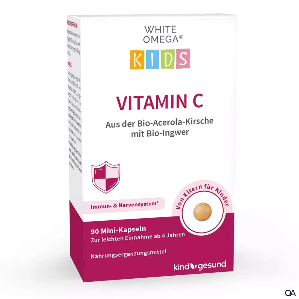 kindgesund WHITE OMEGA® Kids Vitamin C Kapseln  kindgesund WHITE OMEGA® Kids Vitamin C Kapseln