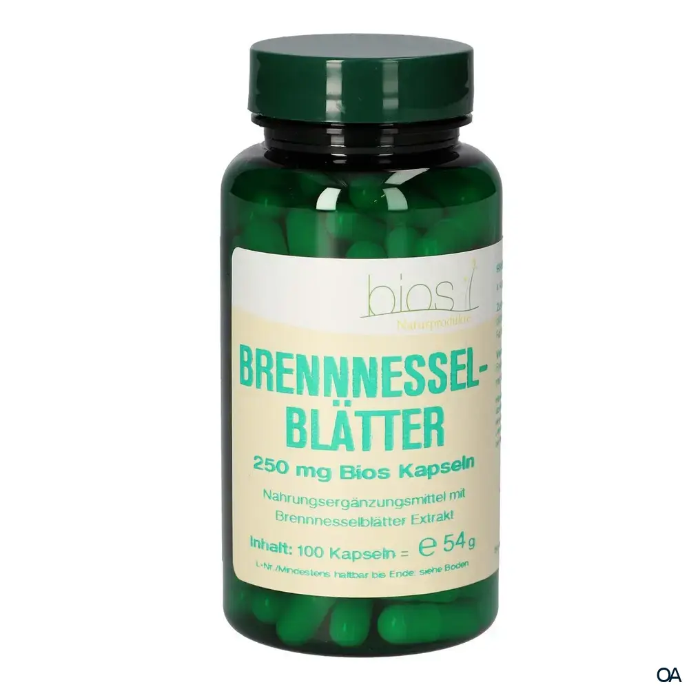 Bios Brennnesselblätter 250 mg Kapseln