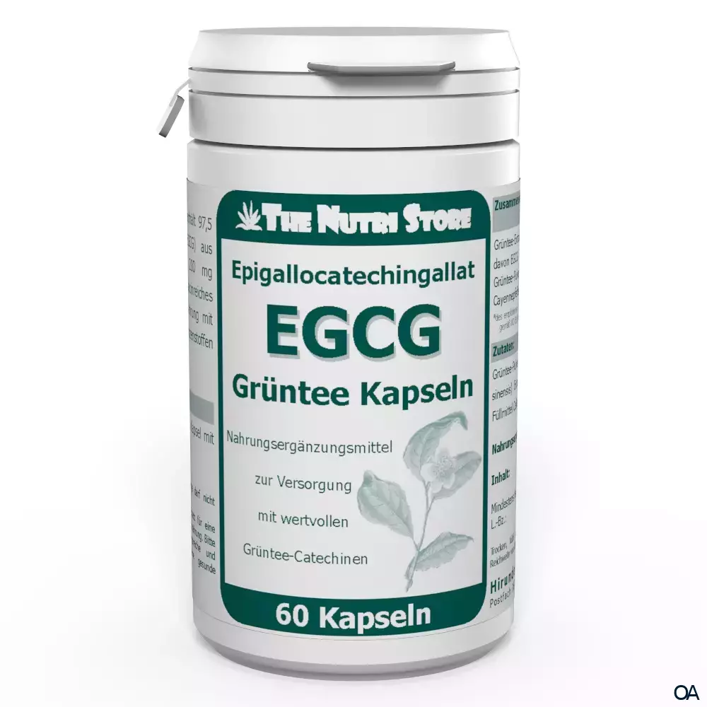 The Nutri Store EGCG 97,5 mg Epigallocatechingallat Grüntee Kapseln The Nutri Store EGCG 97,5 mg Epigallocatechingallat Grüntee Kapseln
