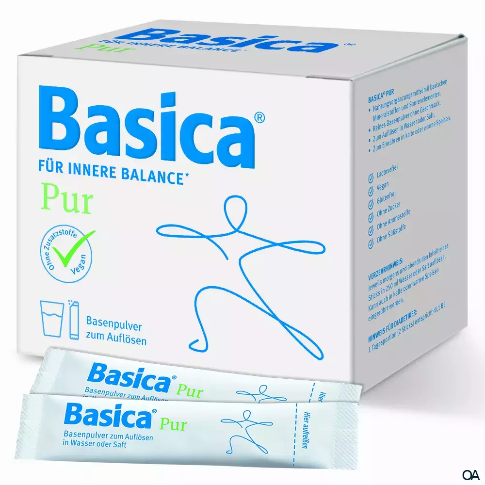 Basica Vital pur Basenpulver Sticks Basica Vital pur Basenpulver Sticks