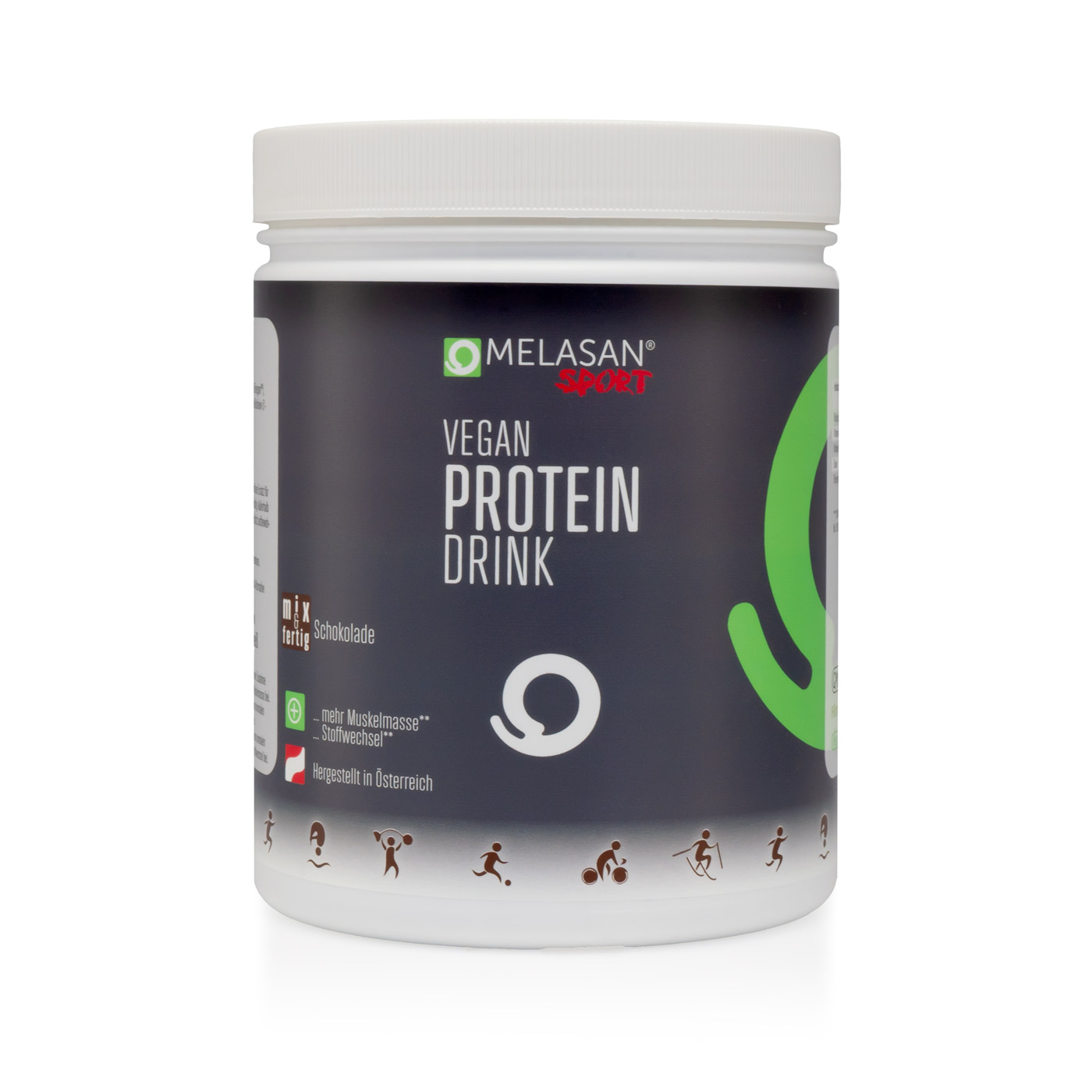 Melasan Sport Vegan Protein Drink Pulver Schokolade Melasan Sport Vegan Protein Drink Pulver Schokolade