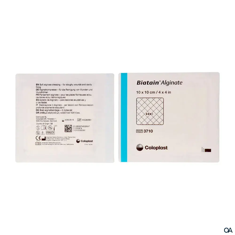 Biatain® Alginatkompresse steril, 10 x 10 cm
