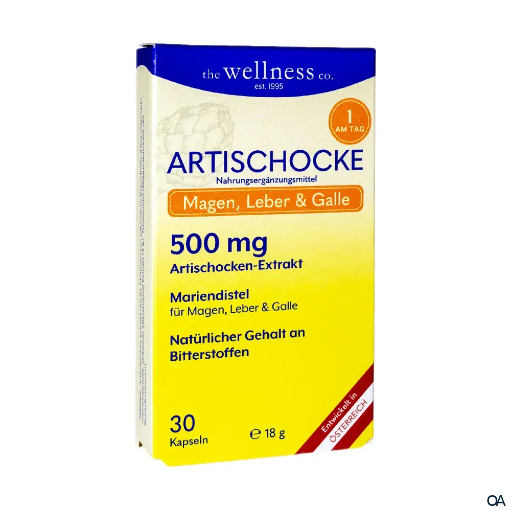 Wellness ARTISCHOCKE + MARIENDISTEL Kapseln