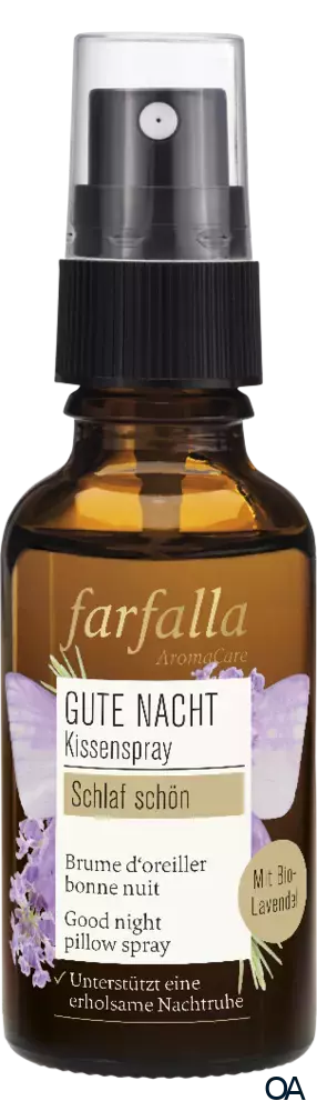 Farfalla Gute Nacht Kissenspray - Schlaf schön, Lavendel Farfalla Gute Nacht Kissenspray - Schlaf schön, Lavendel