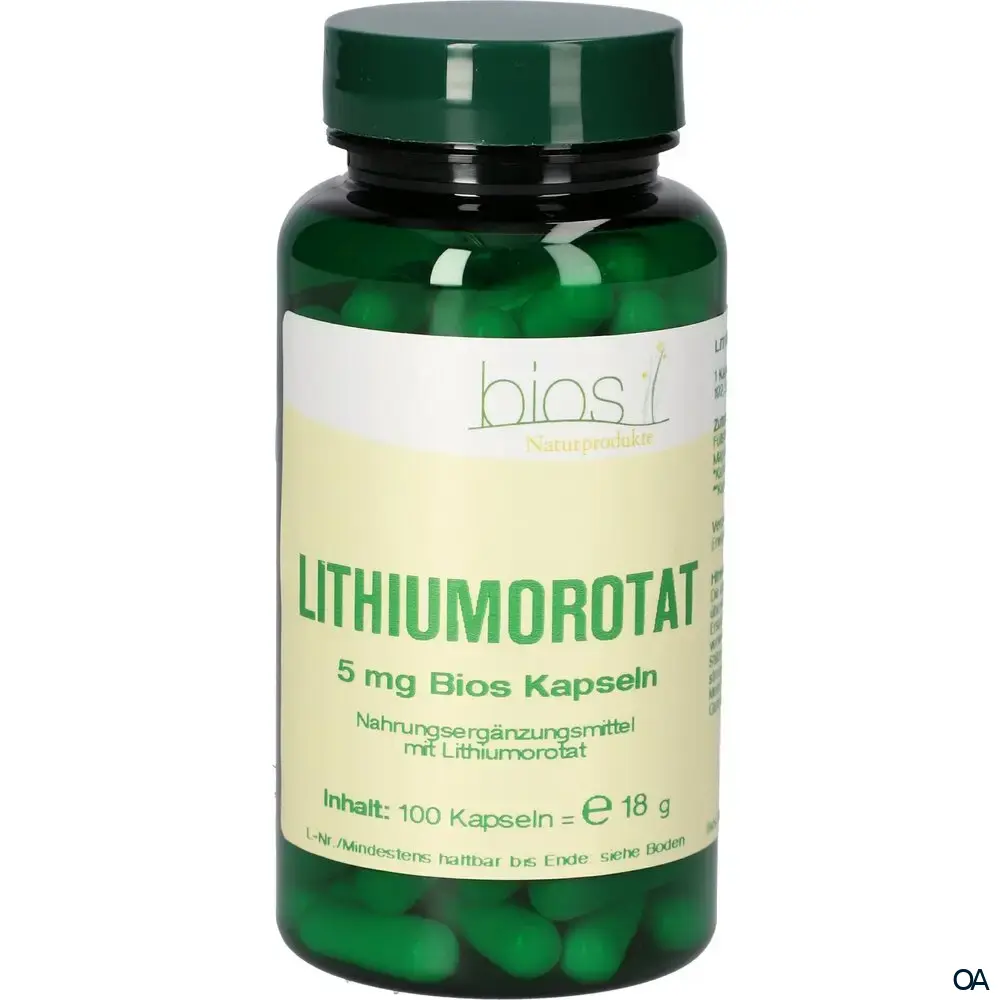 Bios Lithiumorotat 5 mg Kapseln Bios Lithiumorotat 5 mg Kapseln