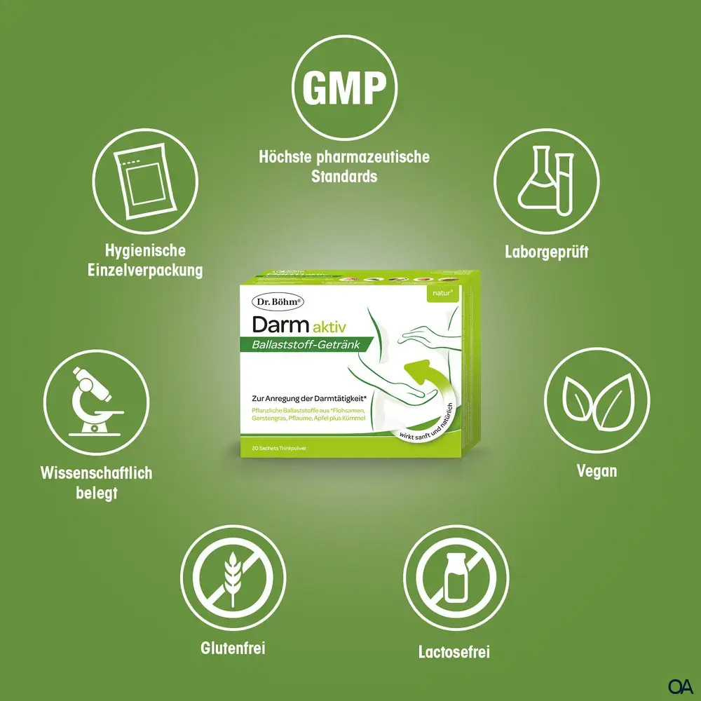 Dr. Böhm® Darm aktiv Trinkpulver natur Sachets