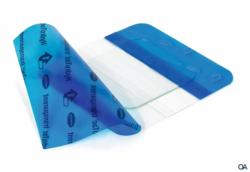 HydroTac® transparent comfort Hydrogelverband steril, 8 x 8 cm