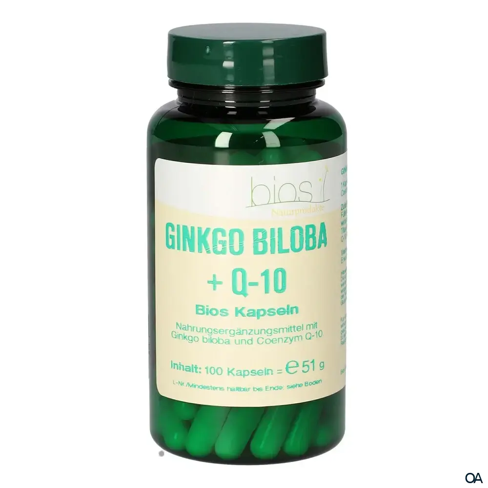 Bios Ginkgo Biloba + Q10 Kapseln Bios Ginkgo Biloba + Q10 Kapseln