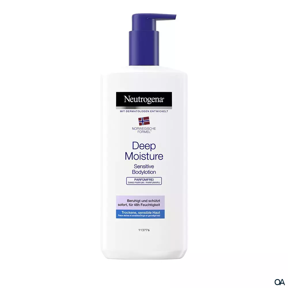 Neutrogena Deep Moisture Bodylotion Sensitive Neutrogena Deep Moisture Bodylotion Sensitive