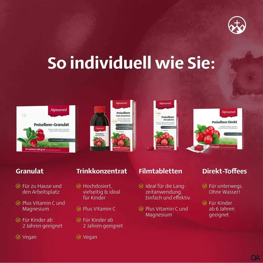 Alpinamed® Preiselbeer Trink-Konzentrat