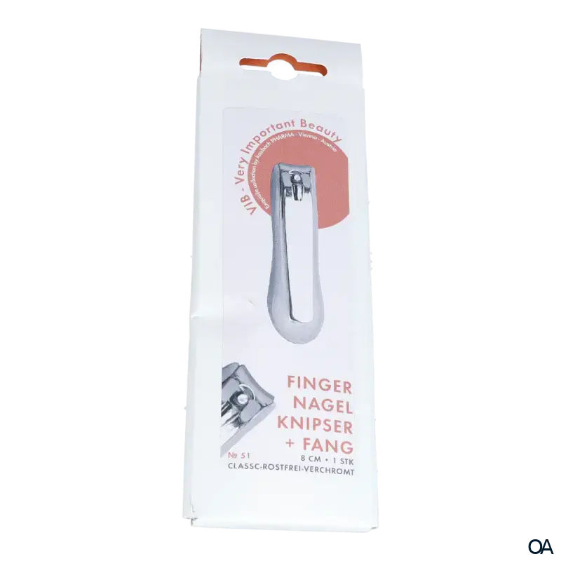 Kozbach Pharma 51 Nagelknipser konkave Schneide, mit Nagelfang, 9 cm