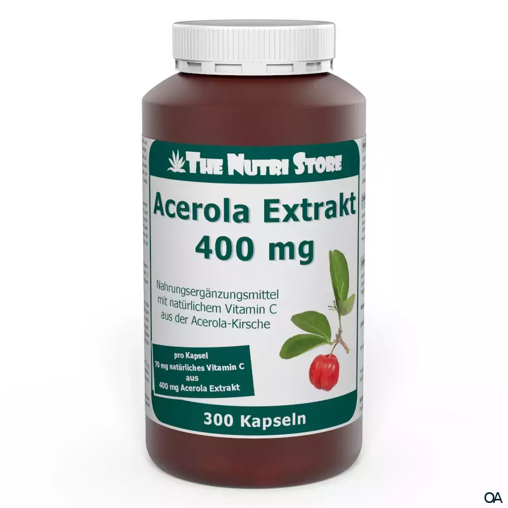 The Nutri Store Acerola Extrakt 400 mg Kapseln The Nutri Store Acerola Extrakt 400 mg Kapseln