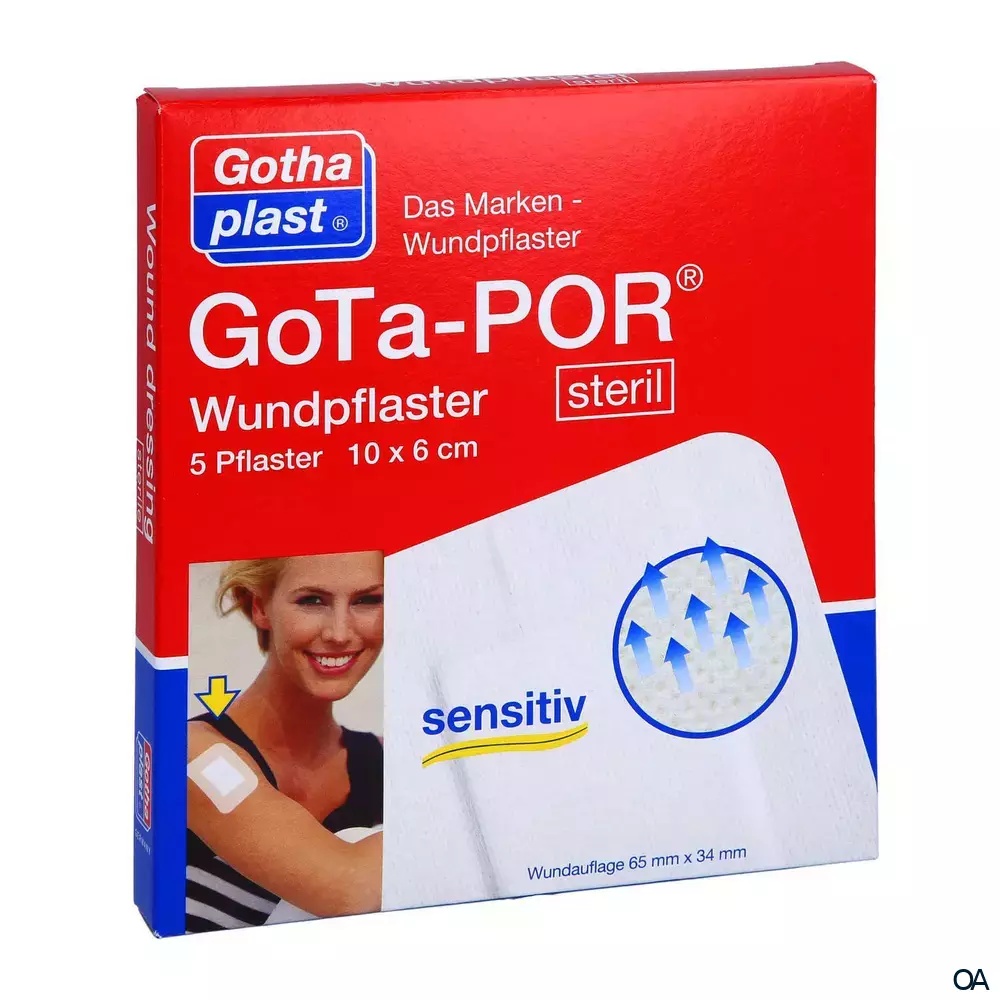 Gothaplast® GoTa-POR Wundpflaster steril 10 x 6 cm