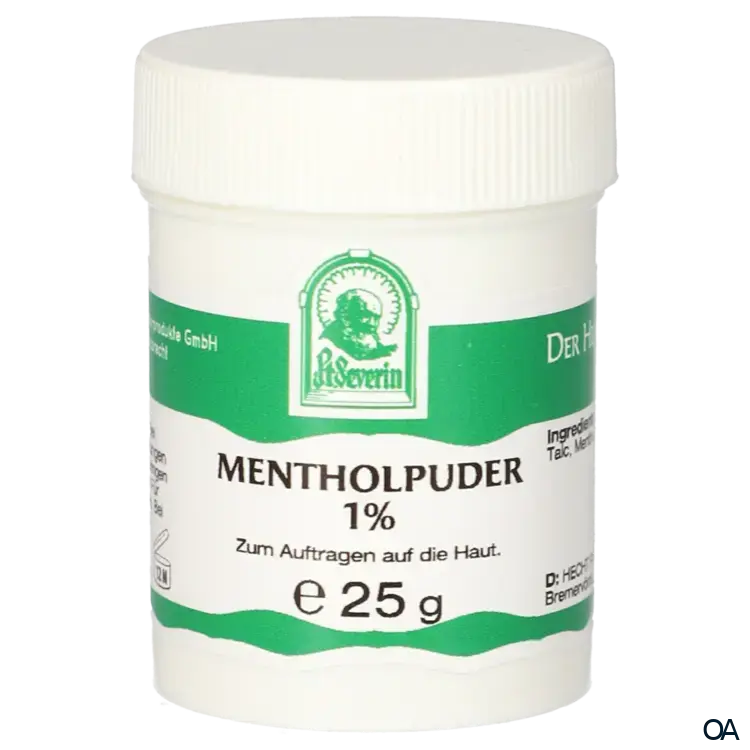 Pater Severin Menthol Puder 1%