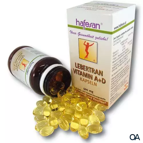 hafesan Lebertran - Vitamin A+D 500 mg Kapseln