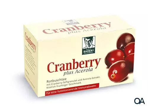 Baders Cranberry plus Acerola Tee Baders Cranberry plus Acerola Tee
