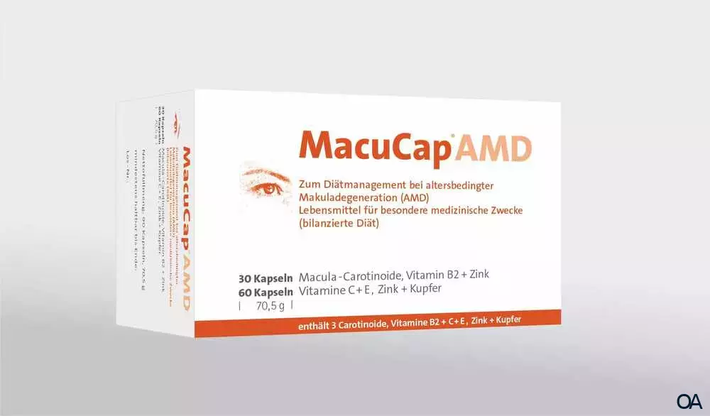 MacuCap® AMD Kapseln (30 rotbraune + 60 schwarzbraune Kapseln)