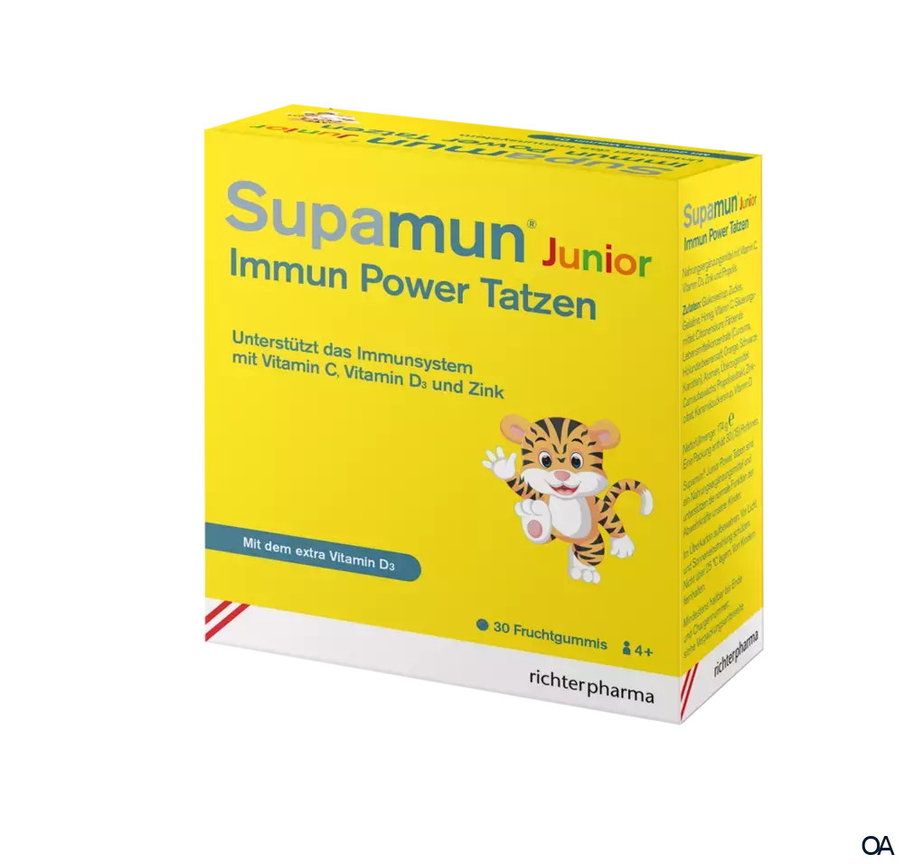 Supamun® Immun Junior Power Tatzen Fruchtgummies Supamun® Immun Junior Power Tatzen Fruchtgummies