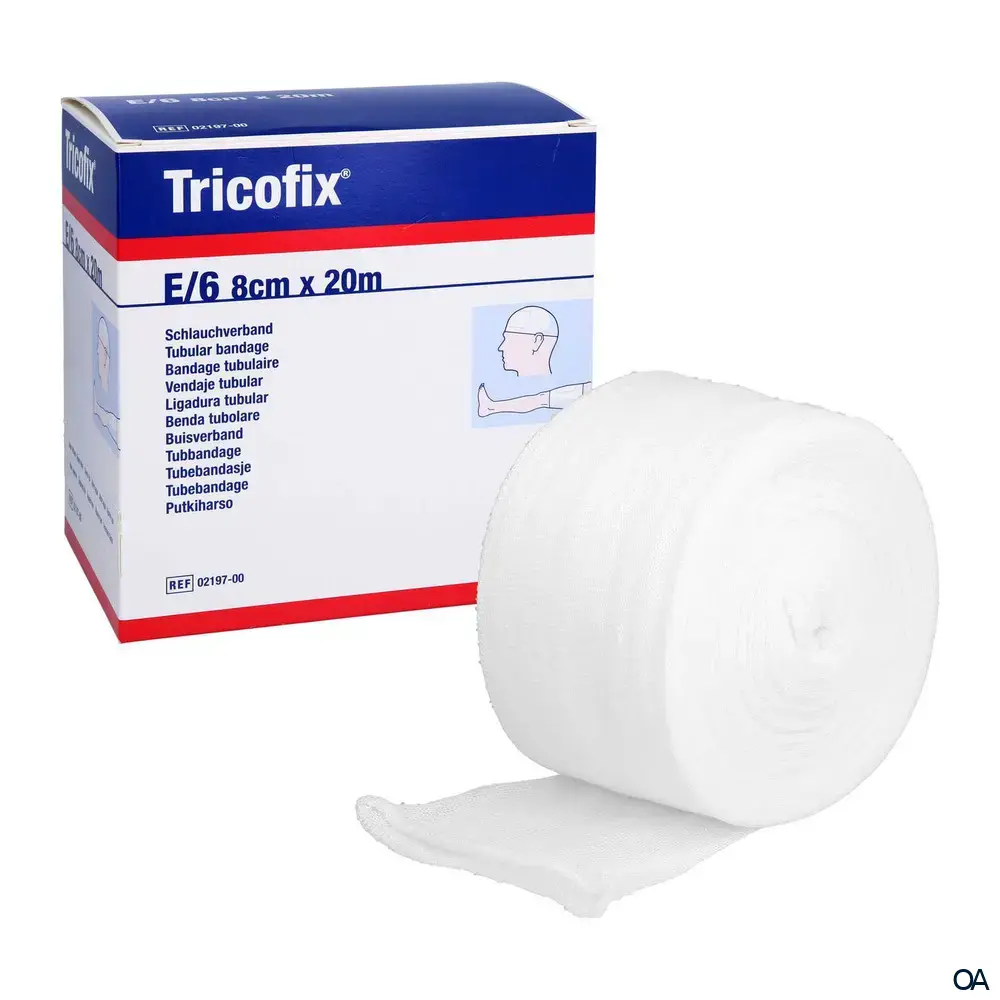 Tricofix® Schlauchverband Rolle - Oberschenkel und kleine Köpfe - E/6 - 20 m x 8,2 cm
