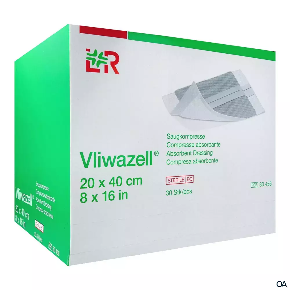 Vliwazell® Saugkompressen steril, 20 x 40 cm