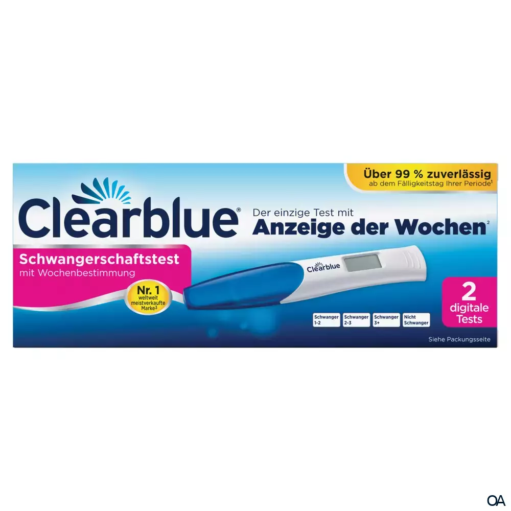 Clearblue Schwangerschaftstest mit Wochenbestimmung Clearblue Schwangerschaftstest mit Wochenbestimmung