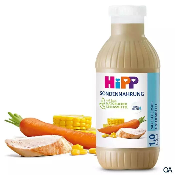 HiPP Sondennahrung mit Pute, Mais und Karotte 500 ml