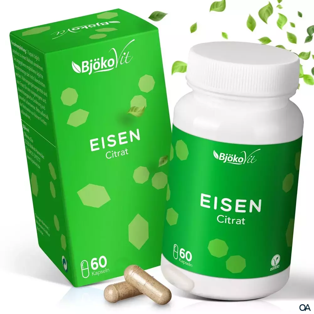 BjökoVit Eisen Citrat Kapseln vegan