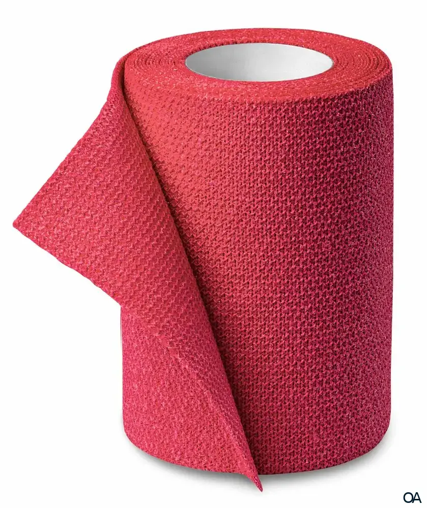 Idealast®-haft Color Idealbinde Rot 8 cm x 4 m