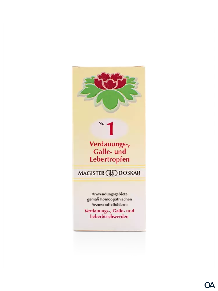 Doskar Tropfen Nr. 1 - Verdauungs-, Galle- und Lebertropfen Doskar Tropfen Nr. 1 - Verdauungs-, Galle- und Lebertropfen
