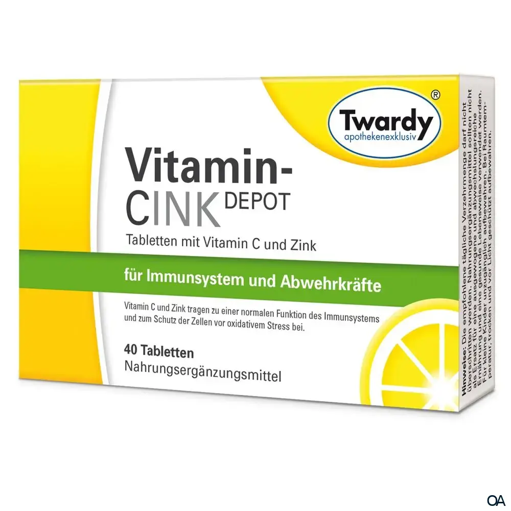 Twardy Vitamin‐Cink DEPOT Tabletten