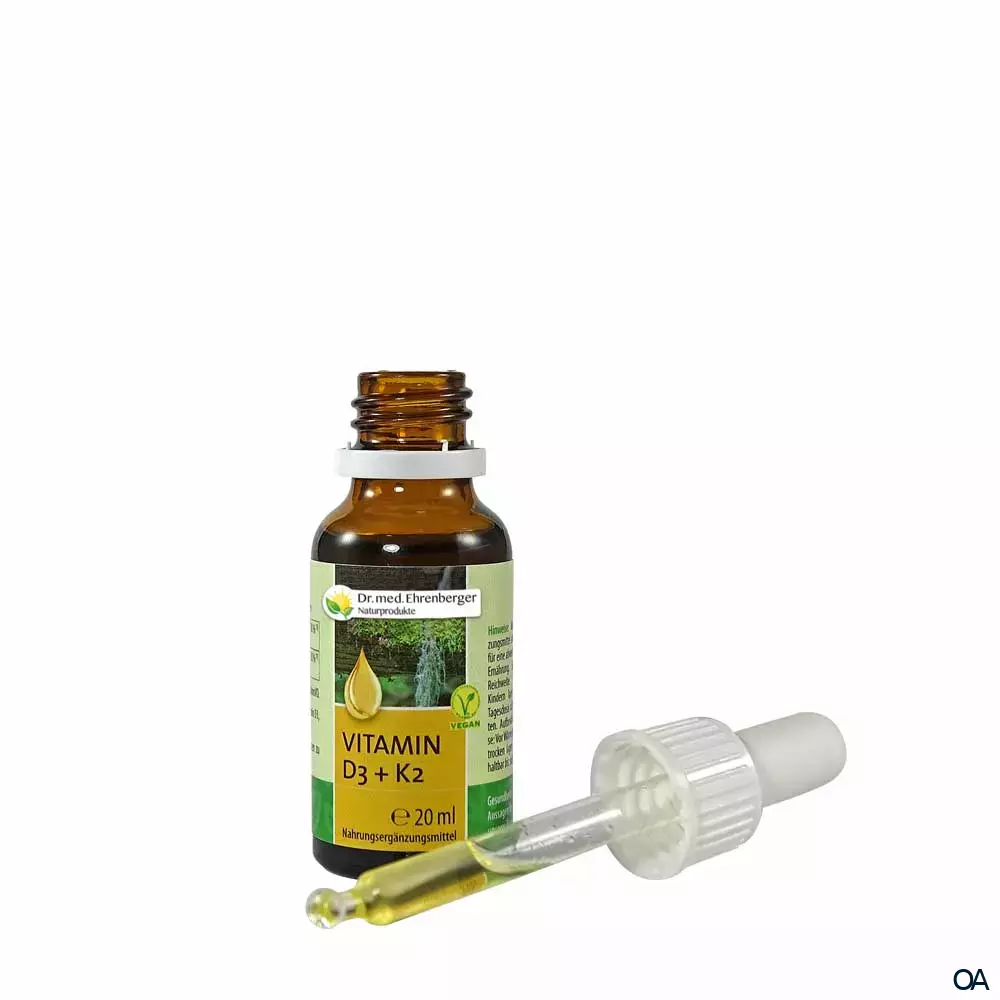 Dr. Ehrenberger Vitamin D3 + K2 Tropfen Dr. Ehrenberger Vitamin D3 + K2 Tropfen