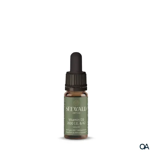 Seewald Ortho Vitamin D3 2000 I.E. + K2 Liquid Tropfen