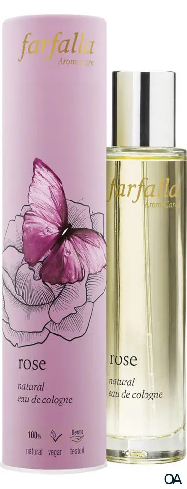 Farfalla Rose, Natural Eau De Cologne
