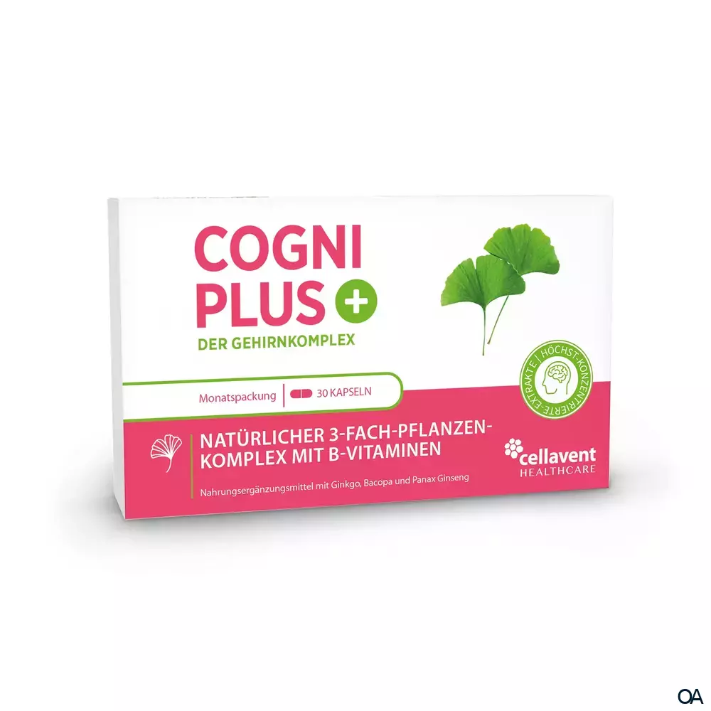 Cellavent Cogni PLUS - Der Gehirnkomplex Kapseln Cellavent Cogni PLUS - Der Gehirnkomplex Kapseln
