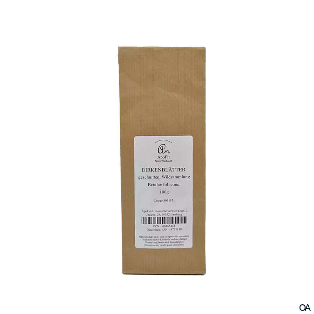 ApoFit Birkenblätter geschnitten ApoFit Birkenblätter geschnitten