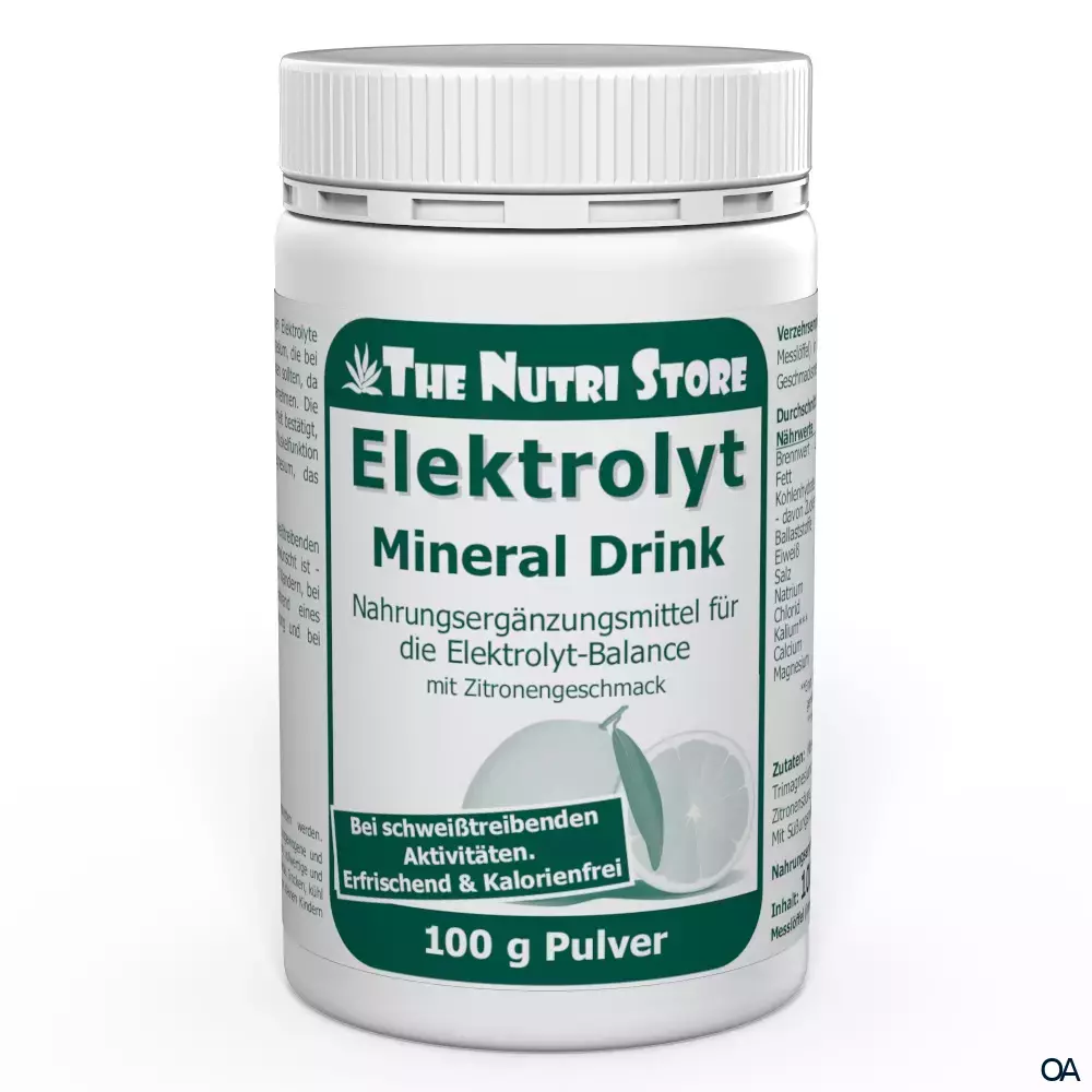 The Nutri Store Elektrolyt Mineral Drink Zitrone Pulver The Nutri Store Elektrolyt Mineral Drink Zitrone Pulver