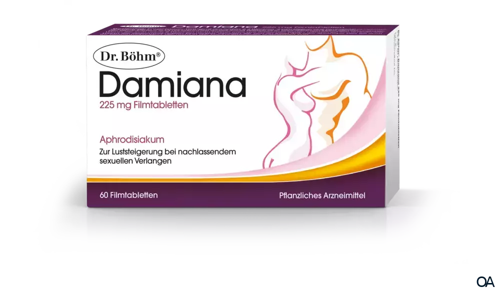 Dr. Böhm® Damiana 225 mg Filmtabletten Dr. Böhm® Damiana 225 mg Filmtabletten
