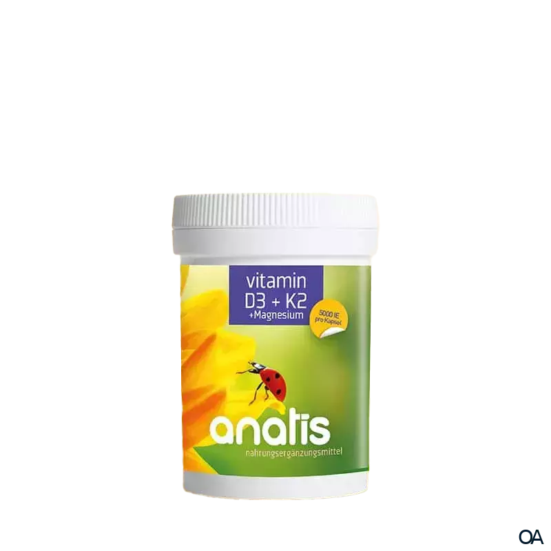 anatis Vitamin D3 + K2 + Magnesium Kapseln anatis Vitamin D3 + K2 + Magnesium Kapseln