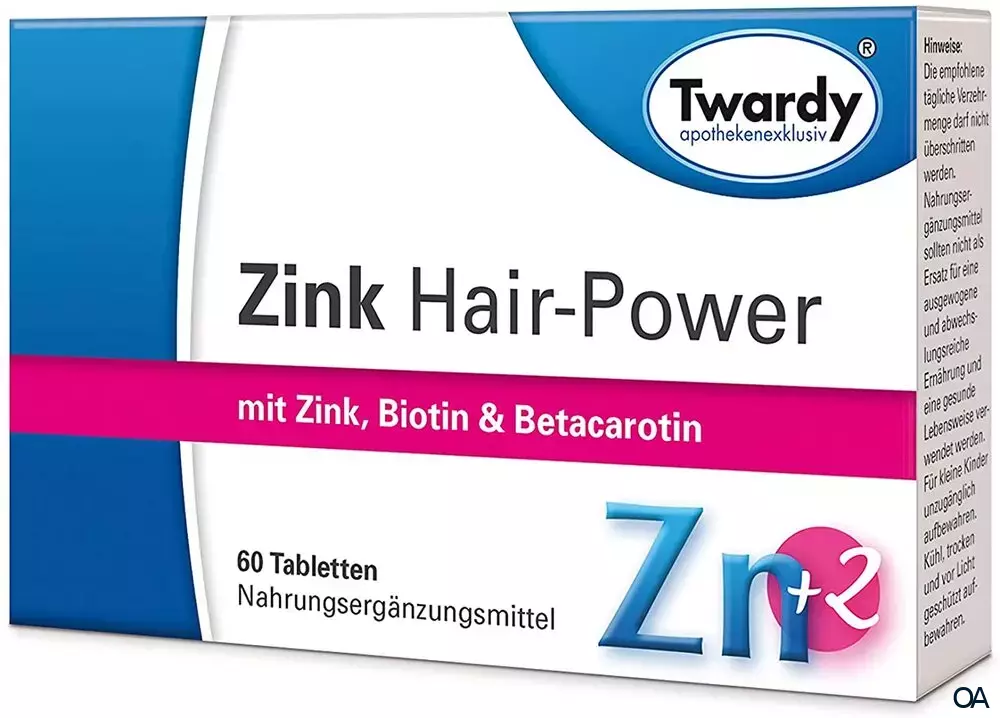 Twardy Zink Hair-Power Tabletten